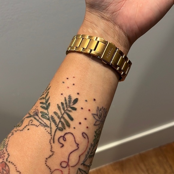 FOSSIL watch Rose gold Modern Courier Midsize Chronograph Rose Gold-Tone - Picture 10 of 11